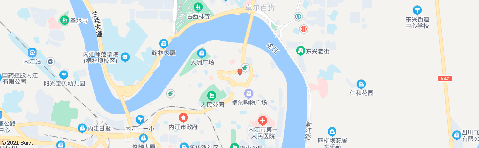 内江天津街_公交站地图_内江公交_妙搜公交查询2024