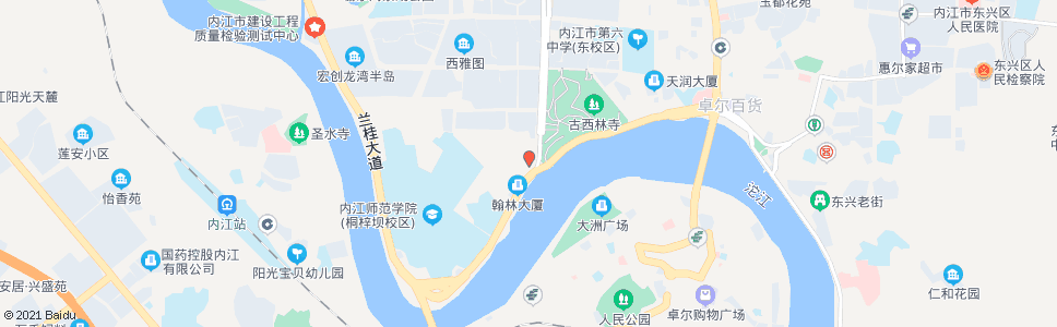 内江人防办_公交站地图_内江公交_妙搜公交查询2024