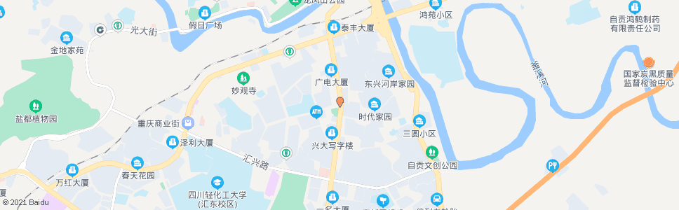 自贡气建公司_公交站地图_自贡公交_妙搜公交查询2024