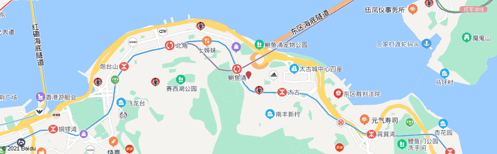 香港太古坊_巴士站地圖_香港巴士_妙搜巴士搜尋2024