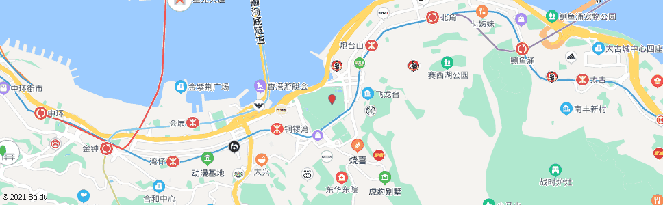 香港維園中央圖書館_巴士站地圖_香港巴士_妙搜巴士搜尋2024