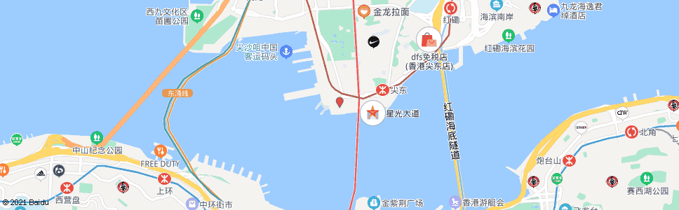 香港香港文化中心_巴士站地圖_香港巴士_妙搜巴士搜尋2024