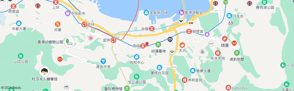 香港寶馬山道天寶大廈景豪大廈_巴士站地圖_香港巴士_妙搜巴士搜尋2024