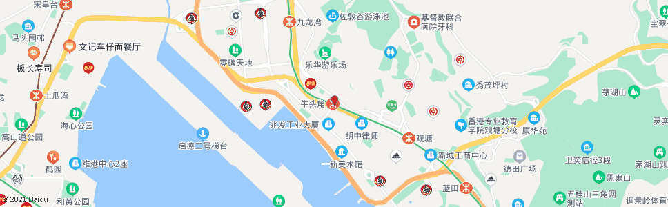 香港觀塘(雅麗道)總站_巴士站地圖_香港巴士_妙搜巴士搜尋2024