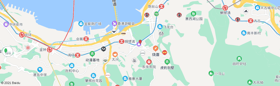 香港高士威道(維園正門)_巴士站地圖_香港巴士_妙搜巴士搜尋2024