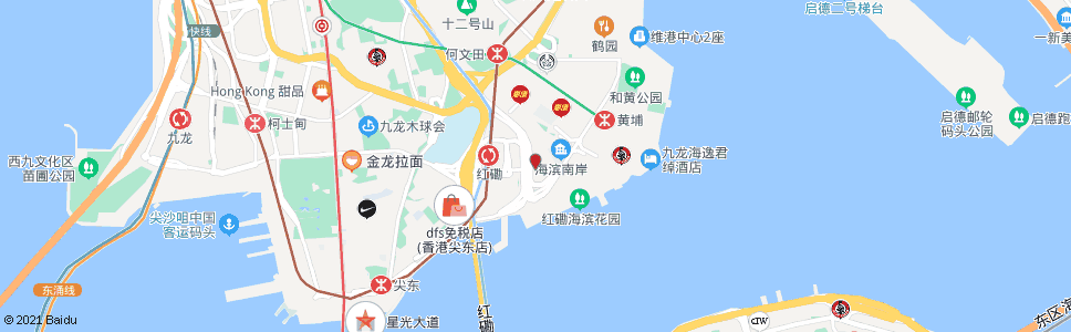 香港海濱南岸海韻軒_巴士站地圖_香港巴士_妙搜巴士搜尋2024