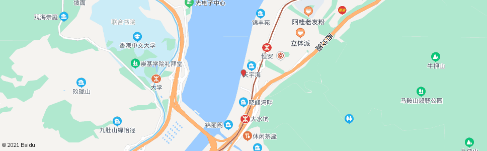 香港海典灣_巴士站地圖_香港巴士_妙搜巴士搜尋2024