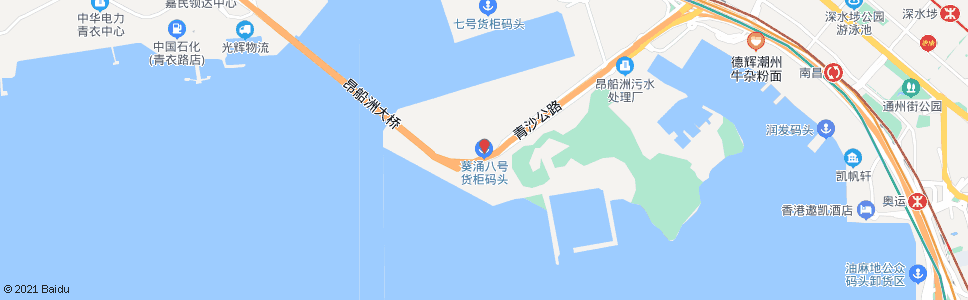 香港八號碼頭_巴士站地圖_香港巴士_妙搜巴士搜尋2024