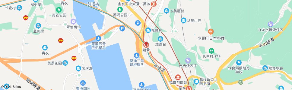 香港荔景體育館_巴士站地圖_香港巴士_妙搜巴士搜尋2024