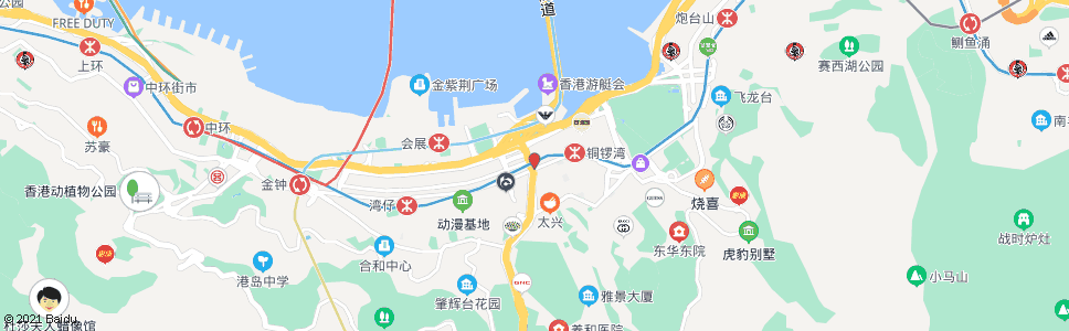 香港駱克道(消防局)_巴士站地圖_香港巴士_妙搜巴士搜尋2024