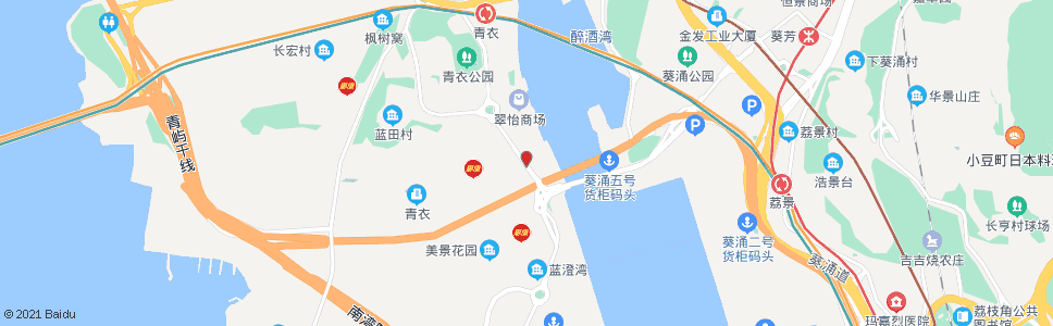 香港青衣工業中心_巴士站地圖_香港巴士_妙搜巴士搜尋2024