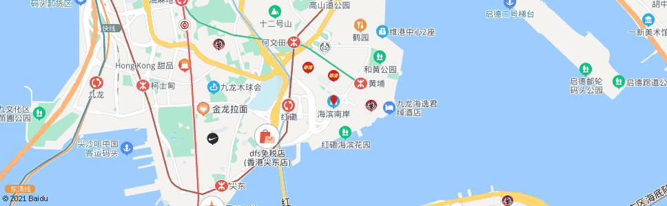 香港海濱南岸_巴士站地圖_香港巴士_妙搜巴士搜尋2024