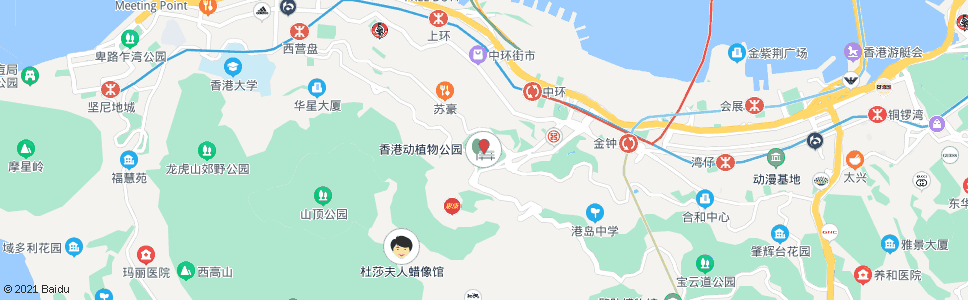 香港香港動植物公園_巴士站地圖_香港巴士_妙搜巴士搜尋2024