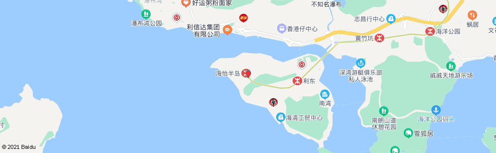 香港海怡半島巴士總站_巴士站地圖_香港巴士_妙搜巴士搜尋2024