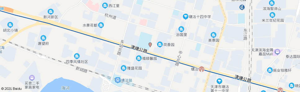 天津荷香园_公交站地图_天津公交_妙搜公交查询2024