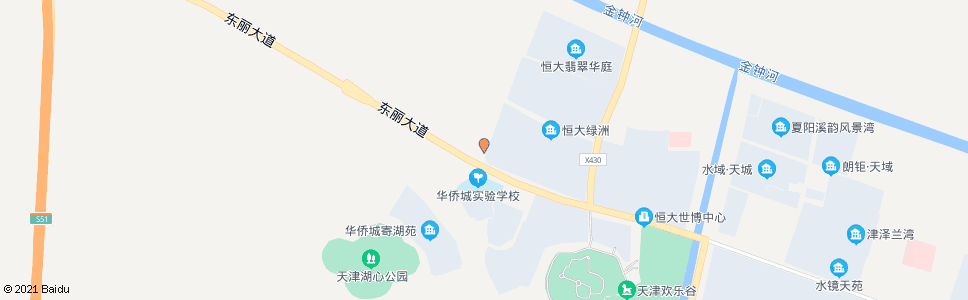 天津芳樱路华侨城实验学校_公交站地图_天津公交_妙搜公交查询2024