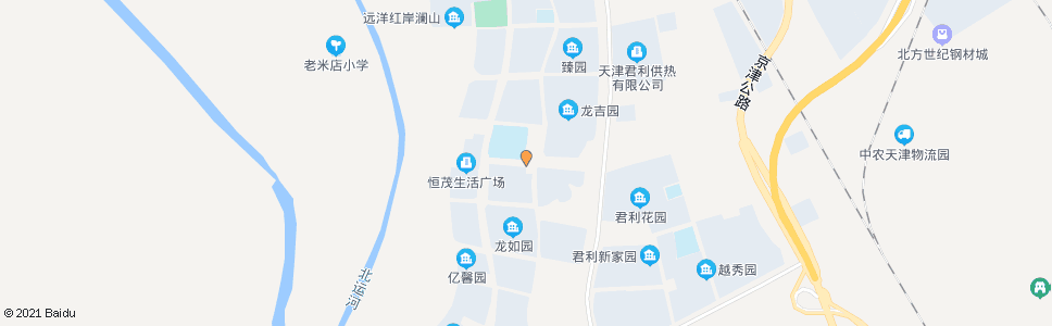 天津龙吉园_公交站地图_天津公交_妙搜公交查询2024