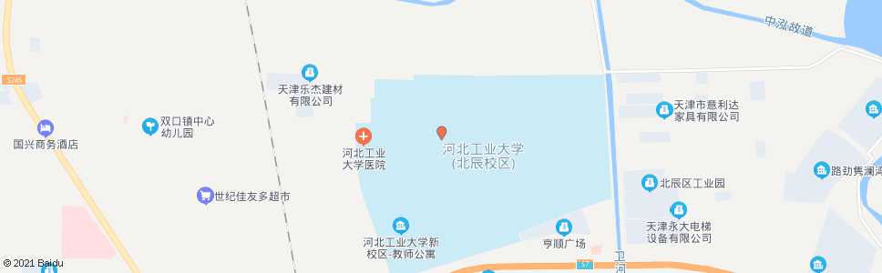 天津河北工业大学分院活动中心_公交站地图_天津公交_妙搜公交查询2024