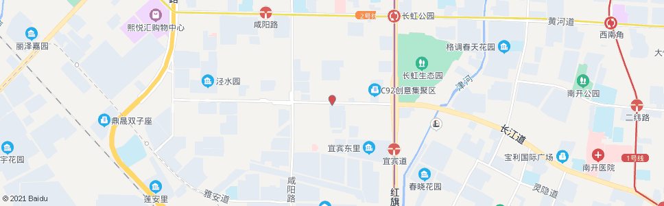天津长江公寓_公交站地图_天津公交_妙搜公交查询2024