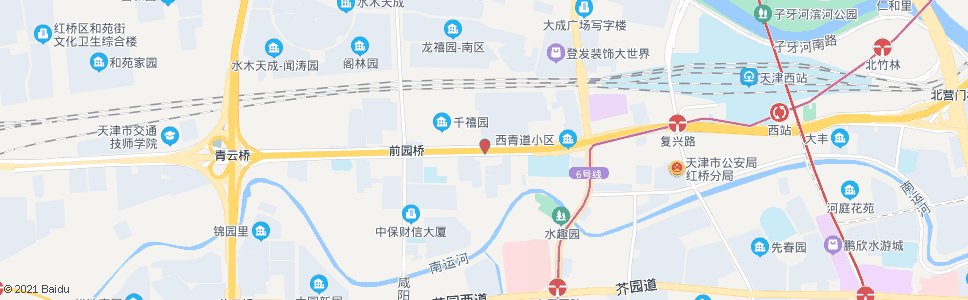 天津跃进里_公交站地图_天津公交_妙搜公交查询2024