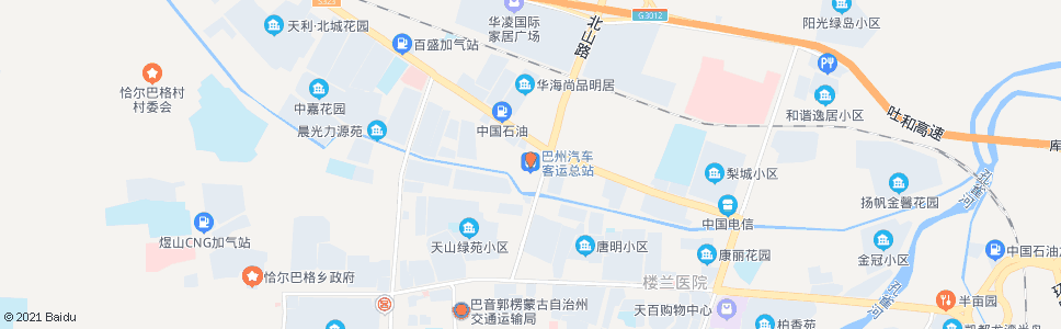 巴音郭楞巴州客运站_公交站地图_巴音郭楞公交_妙搜公交查询2024