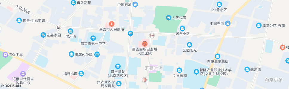 昌吉州医院_公交站地图_昌吉公交_妙搜公交查询2024