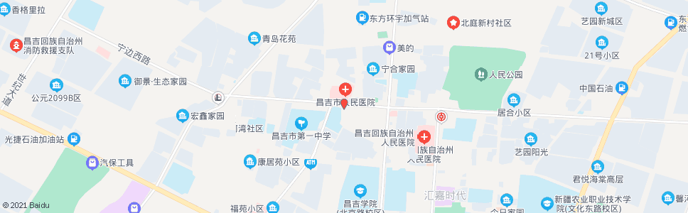 昌吉老城市场_公交站地图_昌吉公交_妙搜公交查询2024