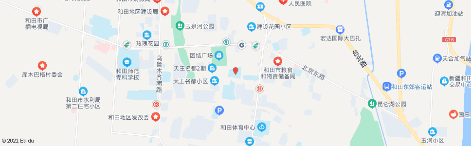 和田一小_公交站地图_和田公交_妙搜公交查询2024