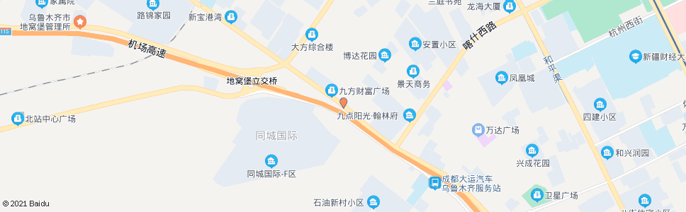 乌鲁木齐科技园路口_公交站地图_乌鲁木齐公交_妙搜公交查询2024