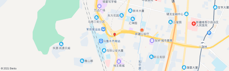 乌鲁木齐地磅(雅山北路)_公交站地图_乌鲁木齐公交_妙搜公交查询2024