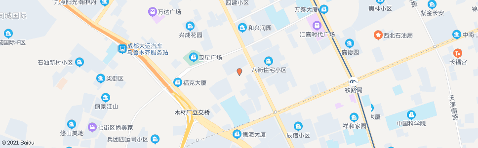 乌鲁木齐一建小区_公交站地图_乌鲁木齐公交_妙搜公交查询2024