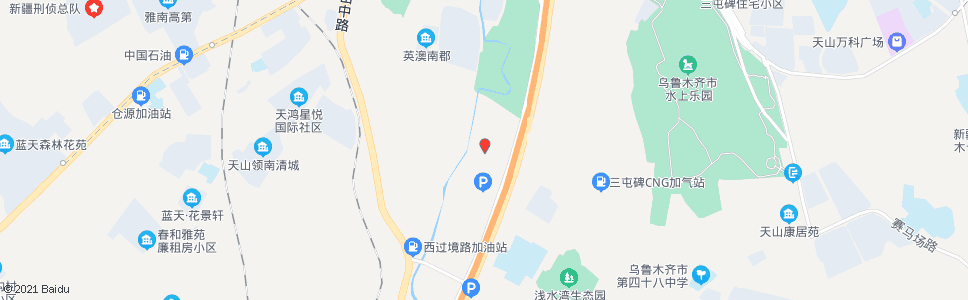 乌鲁木齐南郊停车厂_公交站地图_乌鲁木齐公交_妙搜公交查询2024