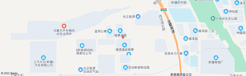 乌鲁木齐逸品枫景_公交站地图_乌鲁木齐公交_妙搜公交查询2024