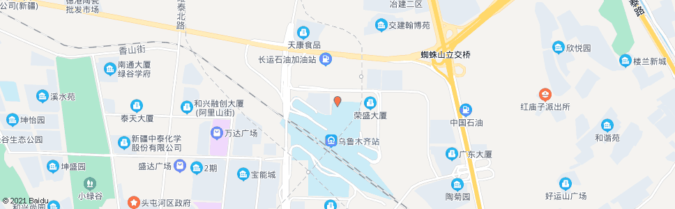 乌鲁木齐翠泉路停车场_公交站地图_乌鲁木齐公交_妙搜公交查询2024