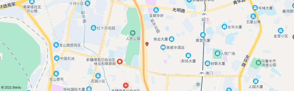 乌鲁木齐型材市场_公交站地图_乌鲁木齐公交_妙搜公交查询2024