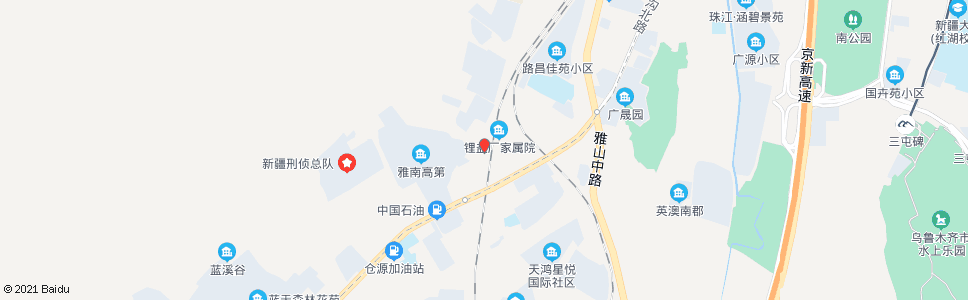 乌鲁木齐23医院_公交站地图_乌鲁木齐公交_妙搜公交查询2024