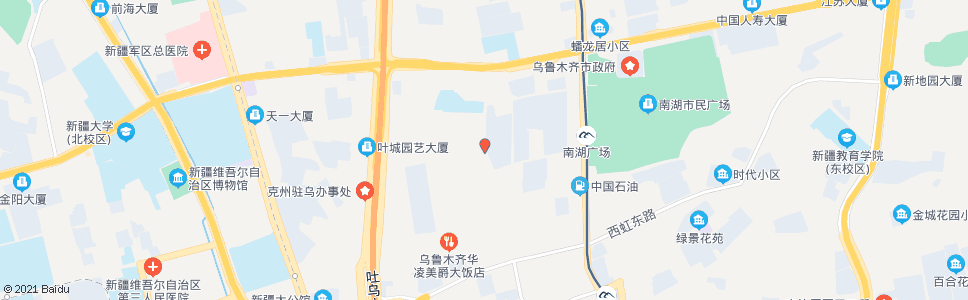 乌鲁木齐安居南路_公交站地图_乌鲁木齐公交_妙搜公交查询2024