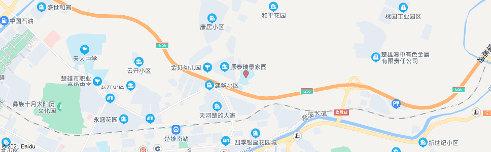 楚雄永安小学岔路口_公交站地图_楚雄公交_妙搜公交查询2024