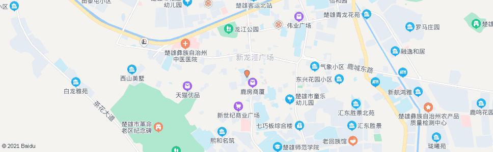 楚雄北城小学_公交站地图_楚雄公交_妙搜公交查询2024