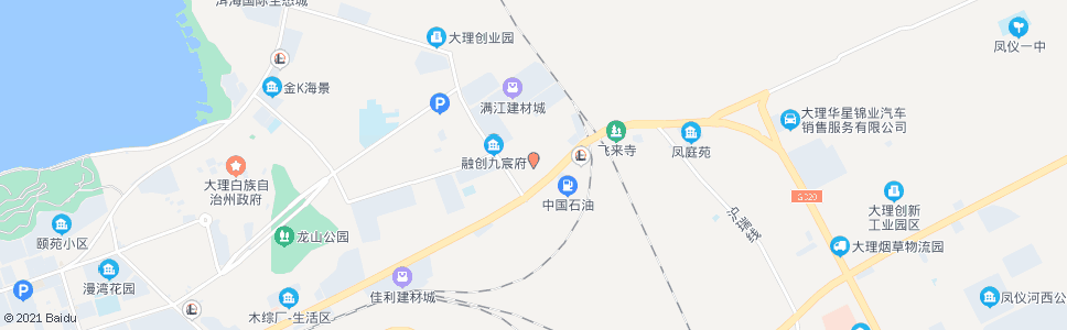 大理新村_公交站地图_大理公交_妙搜公交查询2024