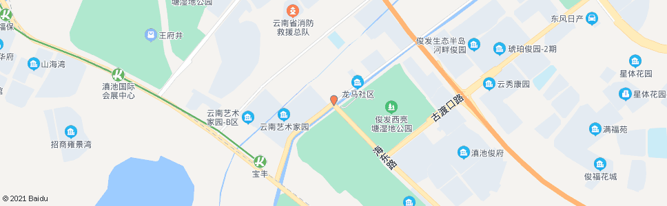 昆明龙马村(云秀路)_公交站地图_昆明公交_妙搜公交查询2024