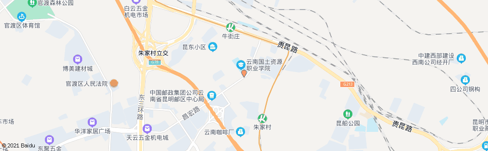 昆明经宏路口经牛路_公交站地图_昆明公交_妙搜公交查询2024