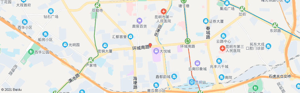 昆明双龙桥_公交站地图_昆明公交_妙搜公交查询2024