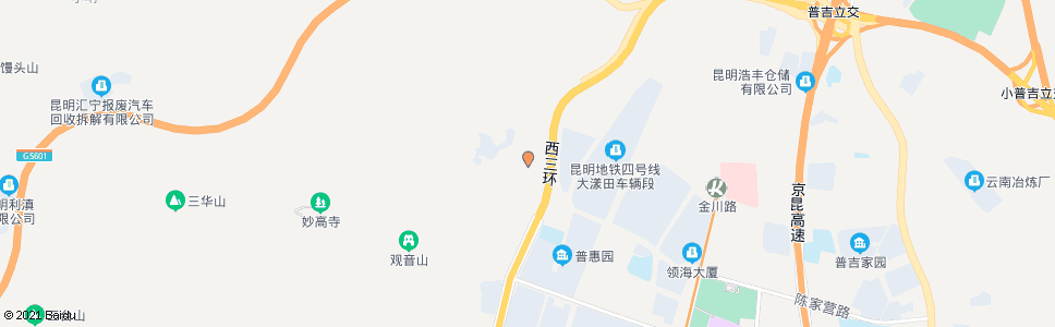 昆明小新村(自卫村)_公交站地图_昆明公交_妙搜公交查询2024