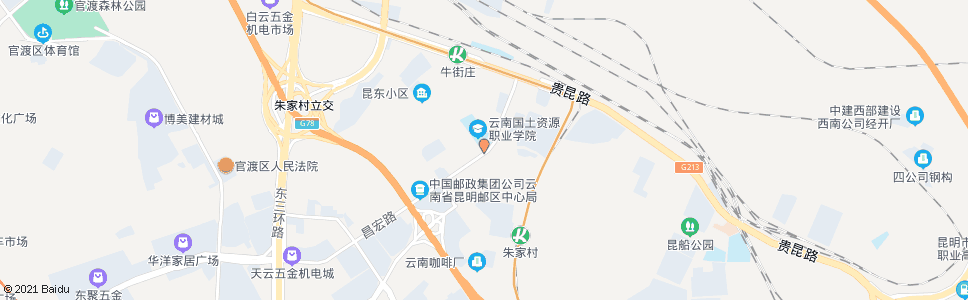 昆明经牛路口(昌宏路)_公交站地图_昆明公交_妙搜公交查询2024