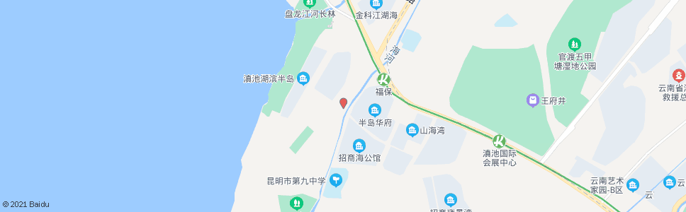 昆明福保路南段_公交站地图_昆明公交_妙搜公交查询2024