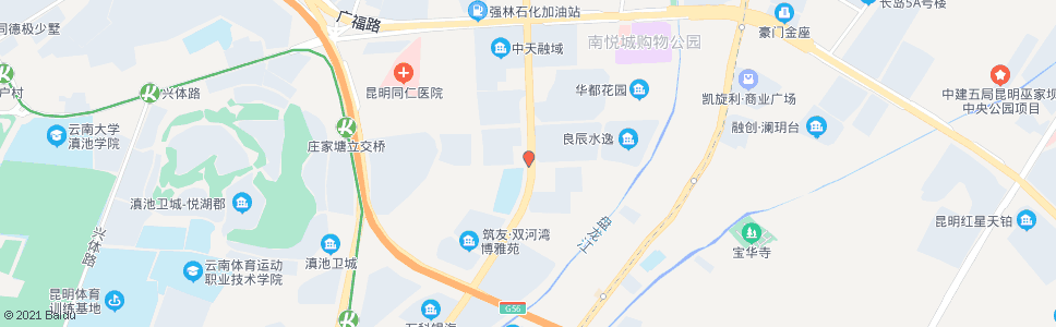 昆明逸雅路口前兴路_公交站地图_昆明公交_妙搜公交查询2024