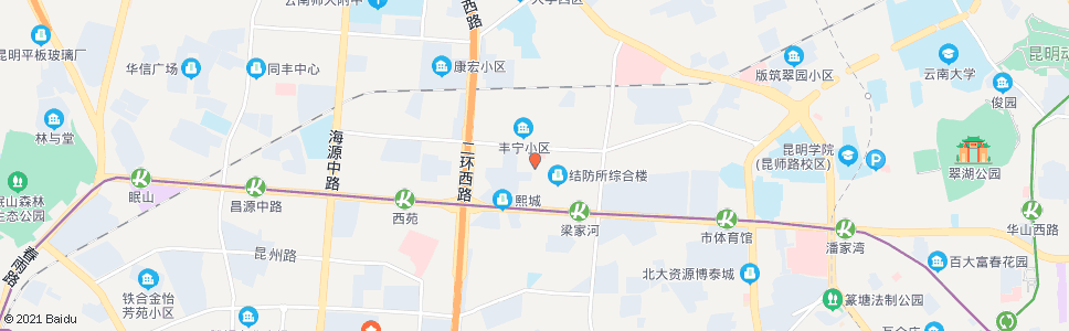 昆明茭菱路口近华浦路_公交站地图_昆明公交_妙搜公交查询2024