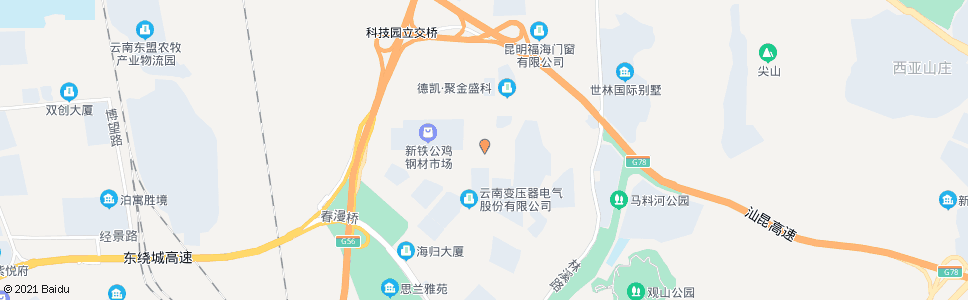 昆明拓翔路口(宏锡路)_公交站地图_昆明公交_妙搜公交查询2024