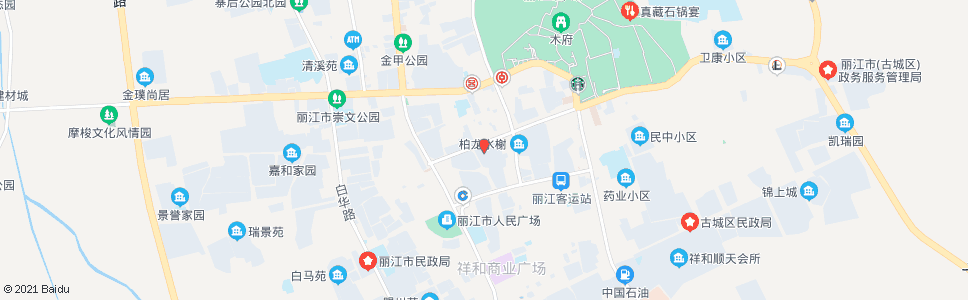 丽江柏龙水榭_公交站地图_丽江公交_妙搜公交查询2024